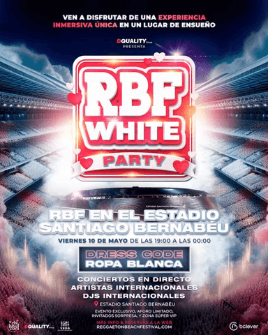 RBF White Party Madrid in Madrid