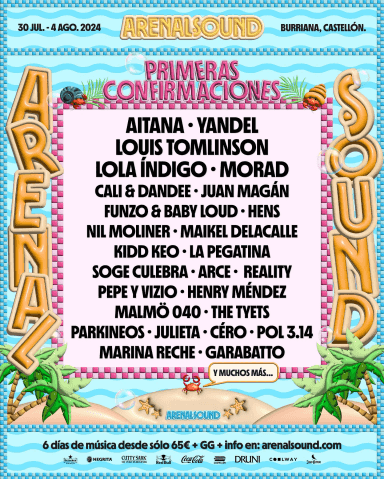 Arenal Sound 2024 in 