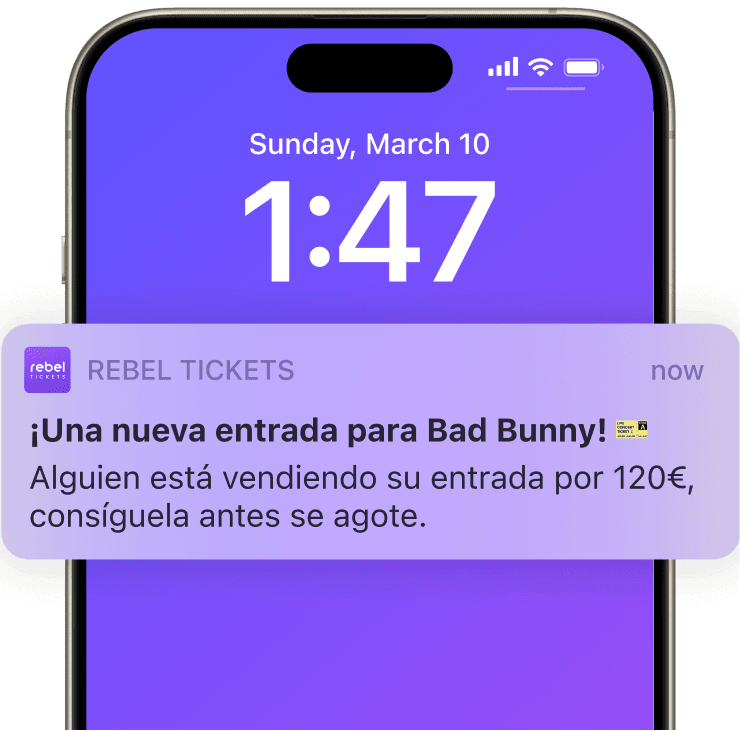 Rebel Tickets App