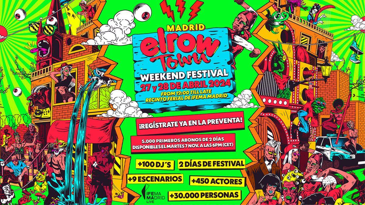 elrow Town Madrid 2024 Weekend Festival