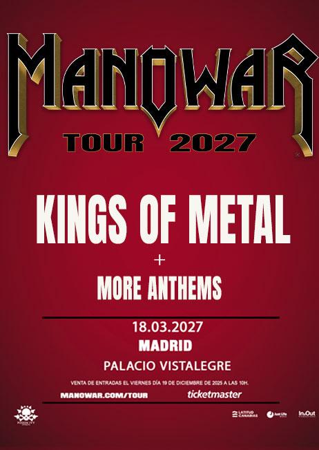 Manowar - Kings of Metal Fighting The World Tour 2027