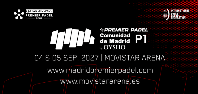 Comunidad de Madrid Premier Pádel P1 by Oysho 2027 - Final