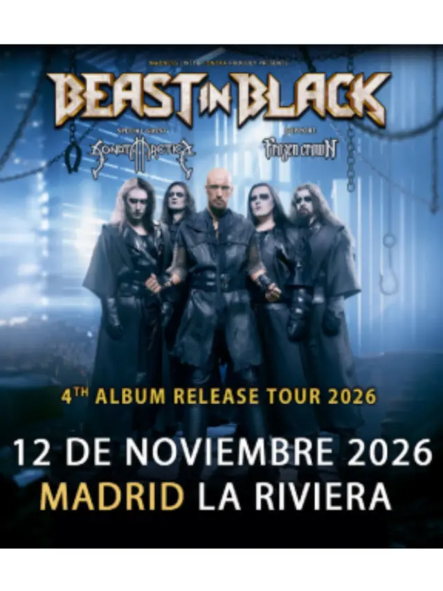 Beast In Black + Sonata Arctica + Frozen Crown