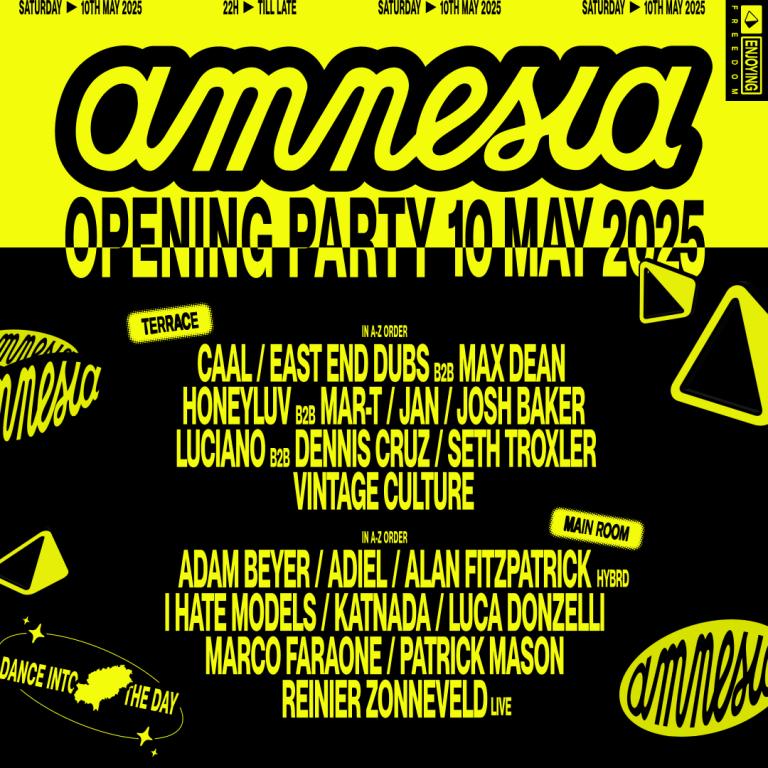 Amnesia Opening Party