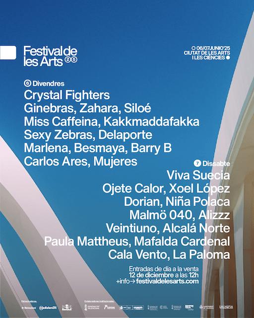 Festival de les Arts Valencia 2025