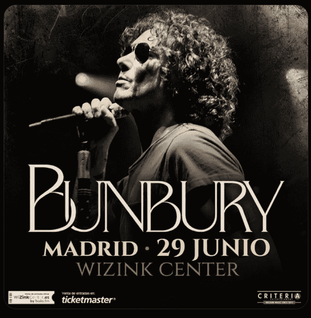 Ticket resale Enrique Bunbury Madrid