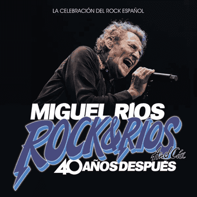 Miguel Rios Gira 40 Aniversario Rockrios Bilbao in Bilbao