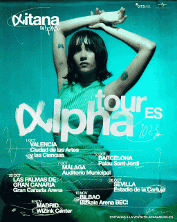 2 entradas Aitana Alpha Tour Madrid 5 de diciembre