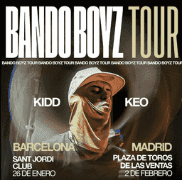 Entrada Kidd Keo Barcelona  26 de enero