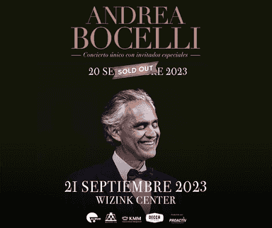 Andrea Bocelli Madrid in Madrid