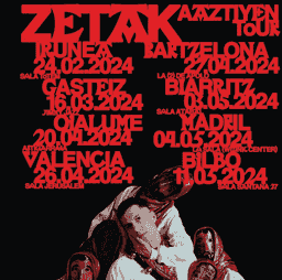 2 entradas Zetak Gasteiz 16 de marzo