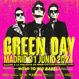 Entrada Green Day Madrid 1 de junio
