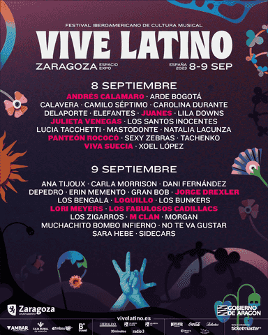 Festival Vive Latino Espana 2023 Zaragoza in Zaragoza