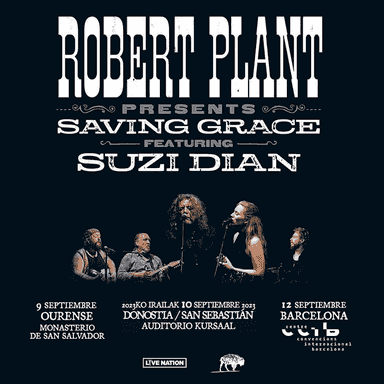 Robert Plant Presents Saving Grace Feat Suzi Dian Barcelona en Barcelona