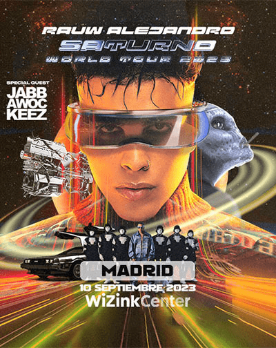 Rauw Alejandro Saturno World Tour 2023 Madrid