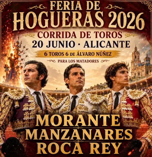 Corrida de Toros - Feria de Hogueras 2026